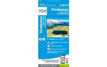 Hiking Maps Pyrenees IGN Carte 2148 OT, Vicdessos 1:25.000 IGN