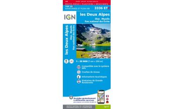 Hiking Maps IGN Carte 3336 ET-R Frankreich - Les Deux Alpes 1:25.000 IGN
