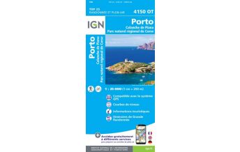 Hiking Maps France IGN Carte 4150 OT, Porto 1:25.000 IGN