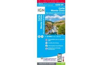 Wanderkarten Frankreich IGN Carte 4250 OT-R, Corte, Monte Cinto 1:25.000 IGN