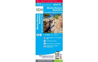 Wanderkarten IGN Carte 4252 OT-R Frankreich - Monte Renoso, Bastelica 1:25.000 IGN