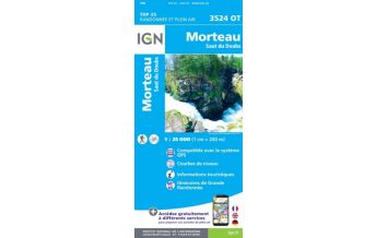 Wanderkarten IGN Carte 3524 OT Frankreich - Morteau 1:25.000 IGN