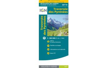 Long Distance Hiking Traversée des Pyrénées 1:100.000 IGN