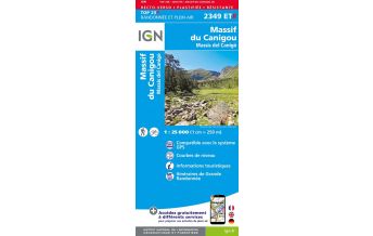 Hiking Maps Pyrenees IGN Carte 2349 ET-R, Massif du Canigou 1:25.000 IGN