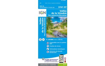 Hiking Maps France IGN Carte 3741 OT, Vallée de la Vésubie 1:25.000 IGN