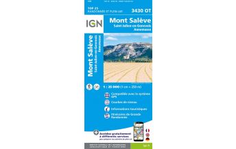 Wanderkarten Schweiz & FL IGN Carte 3430 OT, Mont Salève 1:25.000 IGN