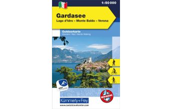 Hiking Maps Italy Gardasee, Lago d'Idro-Monte Baldeo, Verona Hallwag Kümmerly+Frey AG