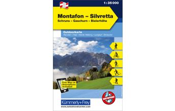 Wanderkarten Vorarlberg Montafon Hallwag Kümmerly+Frey AG