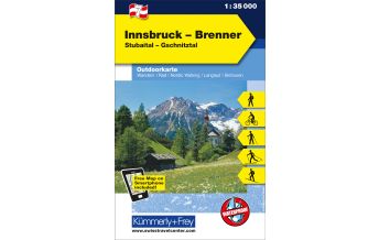 Wanderkarten Tirol Innsbruck, Brenner, Stubaital, Schnitztal Hallwag Kümmerly+Frey AG