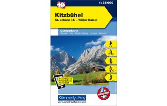 Wanderkarten Tirol Kitzbühel, St. Johann i. T., Wilder Kaiser Hallwag Kümmerly+Frey AG