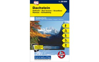 Hiking Maps Salzkammergut Dachstein, Hallstatt, Bad Aussee, Grundlsee, Ramsau, Schladming Hallwag Kümmerly+Frey AG