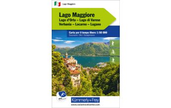 Wanderkarten Italien Lago Maggiore Nr. 08 Outdoorkarte Italien 1:50 000 Hallwag Kümmerly+Frey AG