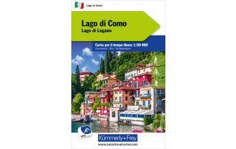 Wanderkarten Schweiz & FL Outdoorkarte 9, Lago di Como, Lago di Lugano 1:50 000 Hallwag Kümmerly+Frey AG