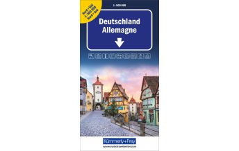 Straßenkarten Deutschland Nord + Süd Strassenkarte Hallwag Kümmerly+Frey AG