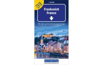 Road Maps Frankreich Nord+Süd Strassenkarte 1:600 000 Hallwag Kümmerly+Frey AG