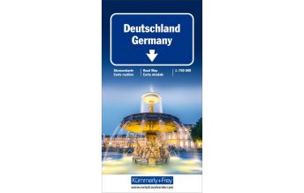 Road Maps Deutschland Strassenkarte 1:750 000 Hallwag Kümmerly+Frey AG
