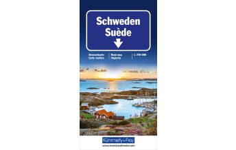 Road Maps Schweden Strassenkarte 1:750 000 Hallwag Kümmerly+Frey AG