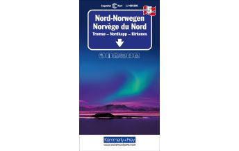 Road Maps Scandinavia Nord-Norwegen Nr. 05 Regionalkarte Norwegen 1:400 000 Hallwag Kümmerly+Frey AG