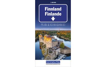 Road Maps Scandinavia Finnland Strassenkarte 1:650 000 Hallwag Kümmerly+Frey AG
