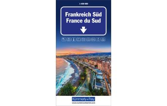 Straßenkarten Frankreich Frankreich Süd Strassenkarte 1:600 000 Hallwag Kümmerly+Frey AG