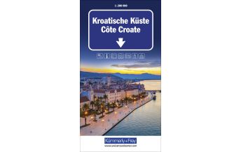 Straßenkarten Kroatien Kroatische Küste Strassenkarte 1:200 000 Hallwag Kümmerly+Frey AG