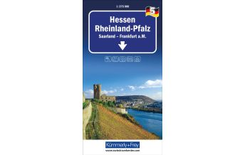 Straßenkarten Deutschland Hessen Rheinland-Pfalz, Nr. 05, Regionalstrassenkarte 1:275'000 Hallwag Kümmerly+Frey AG