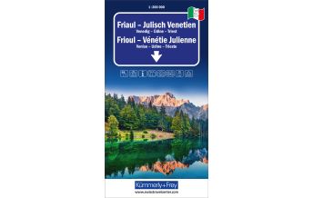 Straßenkarten Friaul - Julisch Venetien, Nr. 05, Regionalstrassenkarte 1:200'000 Hallwag Kümmerly+Frey AG