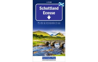 Road Maps Schottland, Regionalstrassenkarte 1:275'000 Hallwag Kümmerly+Frey AG