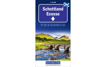 Straßenkarten Schottland, Regionalstrassenkarte 1:275'000 Hallwag Kümmerly+Frey AG