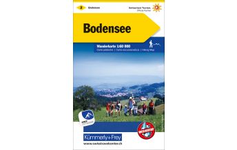 Hiking Maps Vorarlberg K+F-Wanderkarte 2, Bodensee 1:60.000 Hallwag Kümmerly+Frey AG