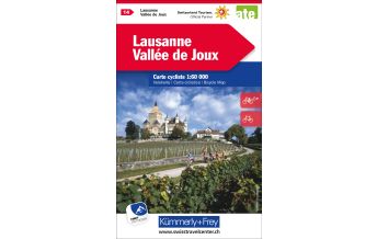 Radkarten Schweiz Lausanne-Vallée de Joux Hallwag Kümmerly+Frey AG