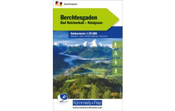 Hiking Maps Bavaria Berchtesgaden Nr. 08 Outdoorkarte Deutschland 1:35 000 Hallwag Kümmerly+Frey AG