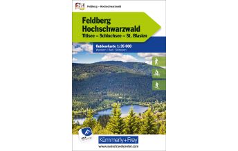 Hiking Maps Black Forest / Swabian Alps K+F-Outdoorkarte 26, Feldberg, Hochschwarzwald 1:35.000 Hallwag Kümmerly+Frey AG