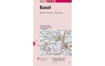 Hiking Maps Switzerland 26 Basel Bundesamt für Landestopographie