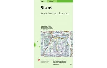 Hiking Maps Switzerland SLK 50 Bl.245 Schweiz - Stans 1:50.000 Bundesamt für Landestopographie