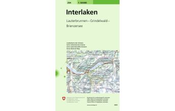 Hiking Maps Switzerland Interlaken 1:50.000 Bundesamt für Landestopographie