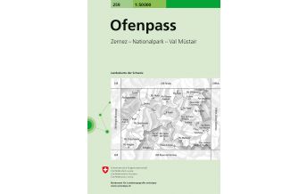 Wanderkarten Schweiz & FL Ofenpass 1:50.000 Bundesamt für Landestopographie