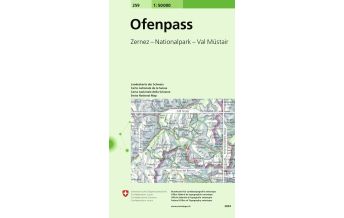 Hiking Maps Switzerland Ofenpass 1:50.000 Bundesamt für Landestopographie