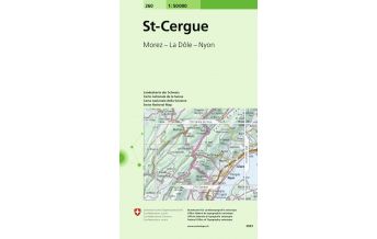 Hiking Maps St. Cergue 1:50.000 Bundesamt für Landestopographie