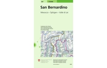 Wanderkarten San Bernardino 1:50.000 Bundesamt für Landestopographie