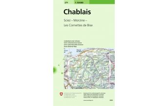 Hiking Maps Switzerland SLK 50 Bl.271 Schweiz/Frankreich - Chablais 1:50.000 Bundesamt für Landestopographie