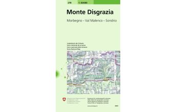 Hiking Maps Switzerland Landeskarte der Schweiz 278, Monte Disgrazia 1:50.000 Bundesamt für Landestopographie