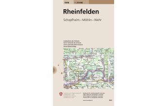 Wanderkarten Schweiz & FL 1048 Rheinfelden Bundesamt für Landestopographie