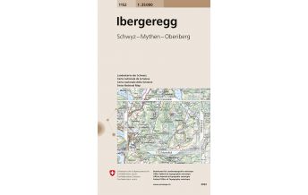 Hiking Maps Switzerland Landeskarte der Schweiz 1152, Ibergeregg 1:25.000 Bundesamt für Landestopographie