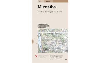 Hiking Maps Switzerland Landeskarte der Schweiz Muotathal 1:25.000 Bundesamt für Landestopographie