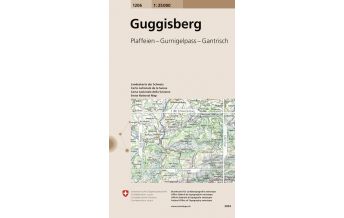 Wanderkarten Schweiz & FL Landeskarte der Schweiz 1206, Guggisberg 1.25.000 Bundesamt für Landestopographie