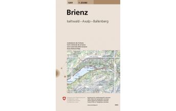 Wanderkarten Schweiz & FL Landeskarte der Schweiz 1209, Brienz 1:25.000 Bundesamt für Landestopographie
