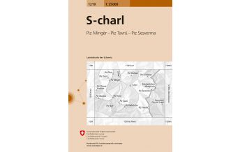 Hiking Maps South Tyrol + Dolomites Landeskarte der Schweiz 1219, S-charl 1:25.000 Bundesamt für Landestopographie