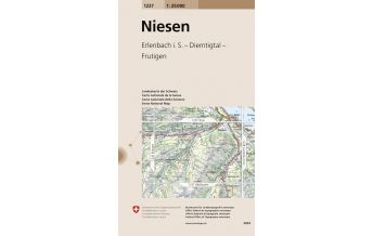 Hiking Maps Switzerland Landeskarte der Schweiz 1227, Niesen 1:25.000 Bundesamt für Landestopographie