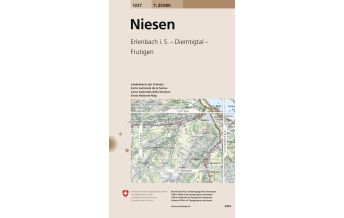 Hiking Maps Switzerland Landeskarte der Schweiz 1227, Niesen 1:25.000 Bundesamt für Landestopographie